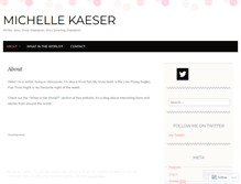 Tablet Screenshot of michellekaeser.com